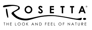the logo for rosetta the look and feel of nature.