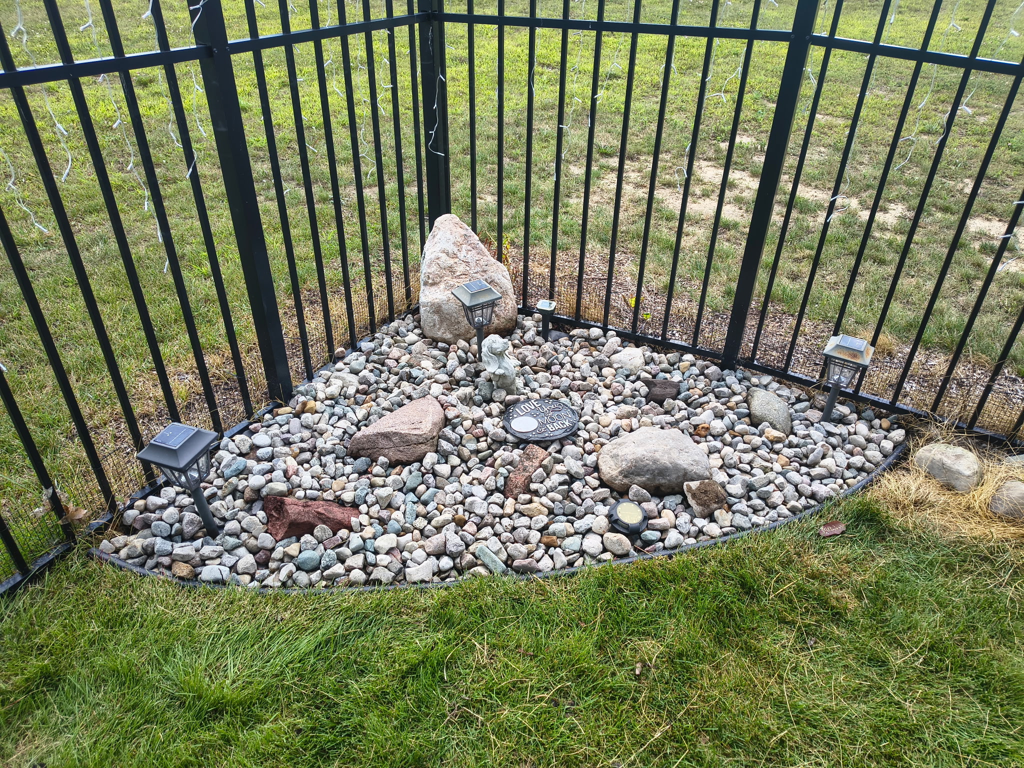 Existing landscape after enhancement